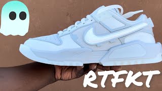 THE RTFKT X NIKE DUNK GHOST 👻 EDITION UNBOXING REVIEW THE WAIT IS OVER 9 MONTHS 😱 LIMITED 8k rtfkt [upl. by Llenrahc]