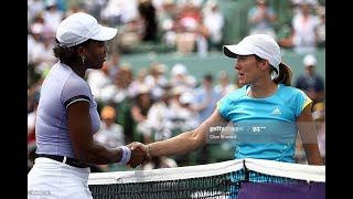 Serena Williams v Justine Henin  Miami 2008 QF Highlights [upl. by Chuch]