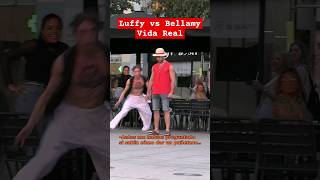 Momento Luffy vs Bellamy delante de una terraza de bar [upl. by Ailehc]