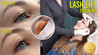 Full Professional Lash Lift Kit Tutorial [upl. by Uehttam]