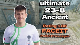 ultimate 218 Ancient FACEIT Polish Pro League July 01 2024 [upl. by Alrad]