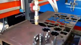 Hypertherm plasma cutting machine CNC plasma gantry kits [upl. by Auqemahs232]