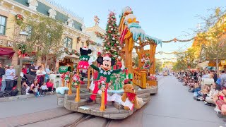 4K FULL Christmas Fantasy Parade 2023 at Disneyland Park  Holidays at Disneyland [upl. by Arni]