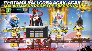 PERTAMA KALI COBA ACAK ACAK TIM CODE MALAH MASUK ROOM TOP 1 REGION RANK MEREKA PADA HERAN [upl. by Ilesara]