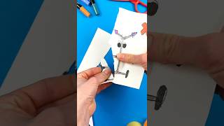 Making Paper Craft Trick with Creature from Banban 🔥papercraft trick tricks trickshots banban [upl. by Faso425]