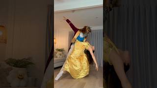 BEAUTY AND THE BEAST 🌹  dance trend viral couple funny shorts [upl. by Salzhauer781]