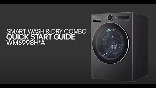 LG WasherDryer Combo How to Use the LG Washer and Dryer Combo 2024 [upl. by Yartnod]