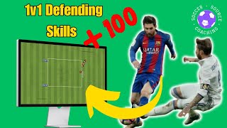 8 ESSENTIAL 1v1 Defending SoccerFootball Drills I Wish I Knew Sooner ⚽️ [upl. by Idnahk]