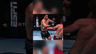 What a double backfist 😅 ufc shorts viralvideo [upl. by Soule255]