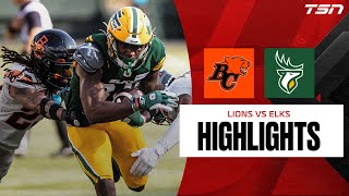 BC Lions vs Edmonton Elks  CFL HIGHLIGHTS Week 10 [upl. by Latham]