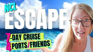 Setting Sail On Norwegian Escape A 7day Caribbean Cruise With Friends Vlog 1 [upl. by Aselehc56]