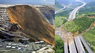 5 Massive Landslides Caught On Camera [upl. by Bouchier]