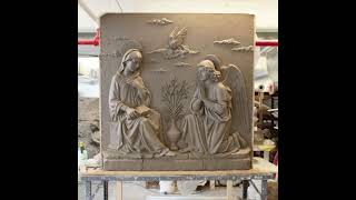 Cathedral of the Incarnation  Annunciation Aedicule Sculpture Time Lapse [upl. by Mayman]