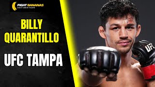 Billy Quarantillo on fighting Cub Swanson Covington vs Buckley main event [upl. by Rozelle974]