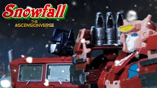 Snowfall 🎄 The Ascensionverse Christmas Special 🎄 Transformers Stop Motion Animated Short [upl. by Rimola]