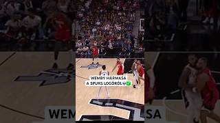 Lehet ez ellen védekezni 😮‍💨 nba wembanyama basketball sanantoniospurs [upl. by Ibbetson]