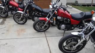 19821986 Honda Magna V45 Comparison VF750C amp VF700C [upl. by Reltuc]