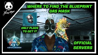 Where To Get The GAS MASK Blueprint In The Island  ARK Survival Ascendent [upl. by Yrevi]