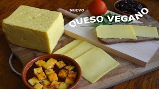 QUESO VEGANO Hackeando el queso vegano más famoso Para rallar cortar y DERRETIR [upl. by Ecaj]