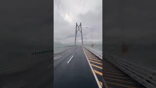 Scenic Drive on the Hong KongZhuhaiMacau Bridge  A Spectacular Journey [upl. by Mcginnis]