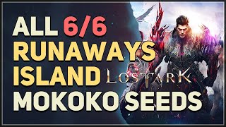 Lost Ark All Runaways Island Mokoko Seed Locations [upl. by Nedap]