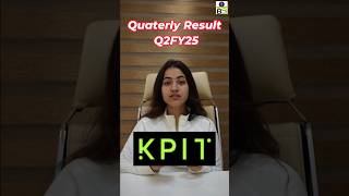 KPIT Technologies Announced Their Q2FY25 Result shortsfeed q2fy25result kpittechnologies BM [upl. by Eihctir]