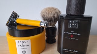 022 Haryali Round Acqua di Parma Shaving Cream Rituals After Shave Gel Thiers Issard Silvertip [upl. by Rhee688]