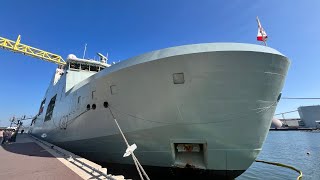 HMCS Harry DeWolf Tour Hamilton Harbour October 2024 [upl. by Acherman122]