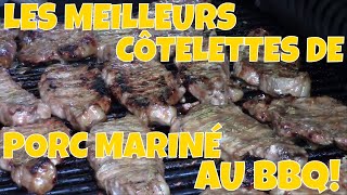 COMMENT FAIRE LES MEILLEURS CÔTELETTES DE PORC MARINÉ AVEC MA SAUCE BBQ SECRETE BIEN SUR [upl. by Nipahc]