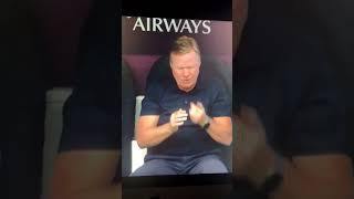 Ronald Koeman caught in 4k [upl. by Blasius]