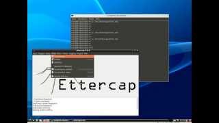 Ettercap 081 in IPv4  IPv6 dualstack network  ARP poisoning with dnsspoof plugin [upl. by Nnayllehs338]