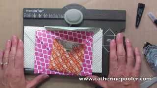 Envelope Punch Board Stampin Up with Catherine Pooler [upl. by Dasa]