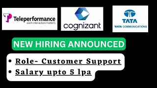 Get Hired FAST by Cognizant Tata Communications amp Teleperformance [upl. by Ginny]