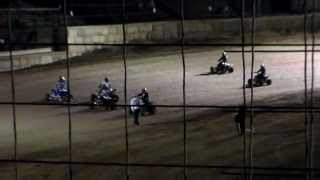 Atv Flat Track racing at Atchison Ks speedway [upl. by Laverne]