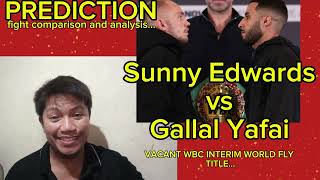 Sunny Edwards vs Galal Yafai Fight Prediction and Analysis [upl. by Ciccia]