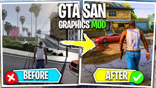 How To Install Graphics Mod In GTA San Andreas ✅ Best Realistic Graphics Mod For Low End PC 🔥 [upl. by Aneerak371]