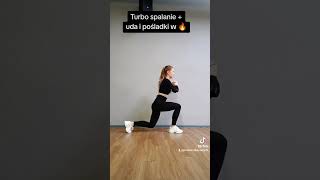 Turbo spalanie  uda i pośladki w ogniu 🔥💪 fitness tabata hiit workout gym fatburn abt fit [upl. by Damas]