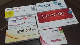 علاج الكوليسترول و الذهون الثلاثية بالتفصيل nolip ldnor civastine nocol simcor staticol [upl. by Nostaw]