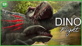 Dinosaur fight Tarbosaurus vs Therizinosaurus  Learn about dinosaurs  Dino battle  the Dinosaur [upl. by Ettevram]