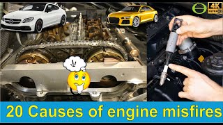 20 causes of misfires If your car has a misfire or rough idle  Watch this video [upl. by Ahseikal]