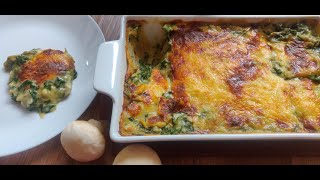 Cheesy Spinach Potato Casserole  चीज़ी पालक आलू  इतनी टेस्टी की सब बार बार इसी की डिमांड करेंगे [upl. by Revorg560]