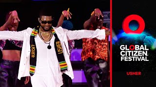 Usher Performs Hit Song Yeah in Ghana  Global Citizen Festival Accra [upl. by Yeltnerb241]