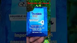 Progibb easy  Gibberellic acid  short shortsagriculture kisan farminglife agriculturelife [upl. by Ahcorb]