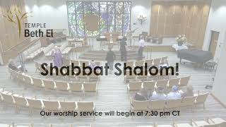 Erev Shabbat Worship Temple Beth El Madison Wisconsin June 28 2024  23 Sivan 5784 [upl. by Tnattirb63]