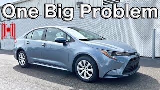 2024 Toyota Corolla le has One BIG Problem All Specs amp Test Drive [upl. by Shig]