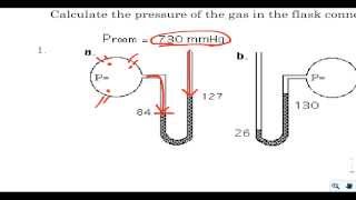 Manometer Example Problems [upl. by Aliza]