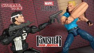 Marvel Legends Punisher amp Bushwacker 2Pack War Journal Comics Hasbro Action Figure Review [upl. by Maharva]