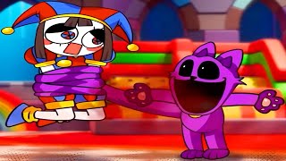 Top 8 Memes   SUS Pomni x Catnap    Smiling Critters Poppy Playtime Chapter 3 Animations [upl. by Mikal175]