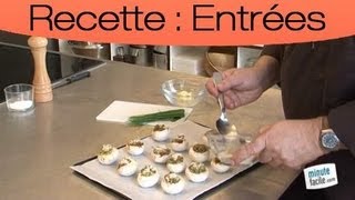 Champignons farcis au pesto  la recette en vidéo [upl. by Ebbarta]