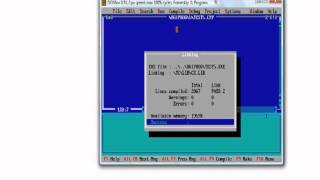 Turbo C and 16 colors bitmap [upl. by Ahsinawt]